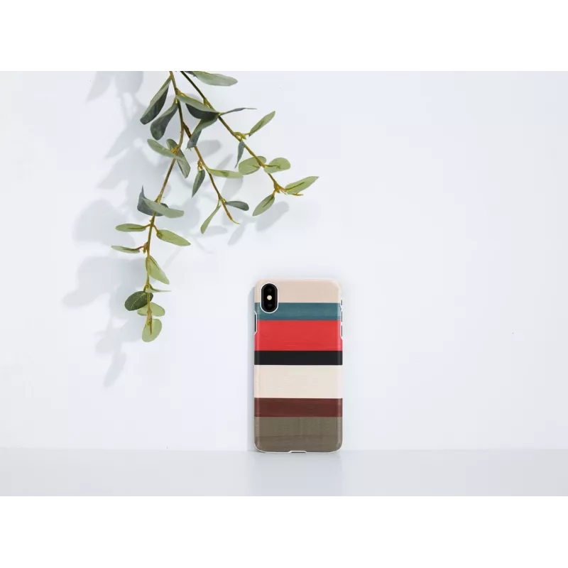 Capa para smartphone man and wood para iPhone X/XS — Corallina White