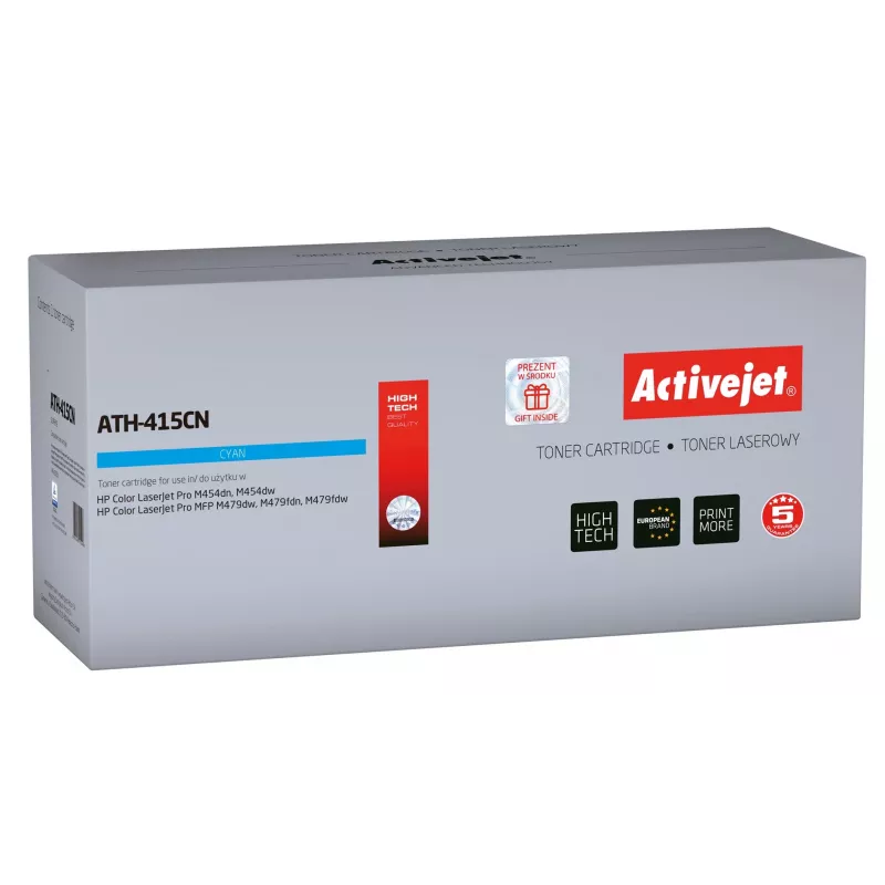Activejet ATH-415CN toner (substituto do HP 415A W2031A; Supreme; 2100 páginas; azul) com chip