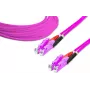 Lightwin Cabo de Patch de Fibra Ótica Duplex de Alta Qualidade - MM OM4 - LSH - LSH (LDP-50 LSH-LSH 3.0 OM4)