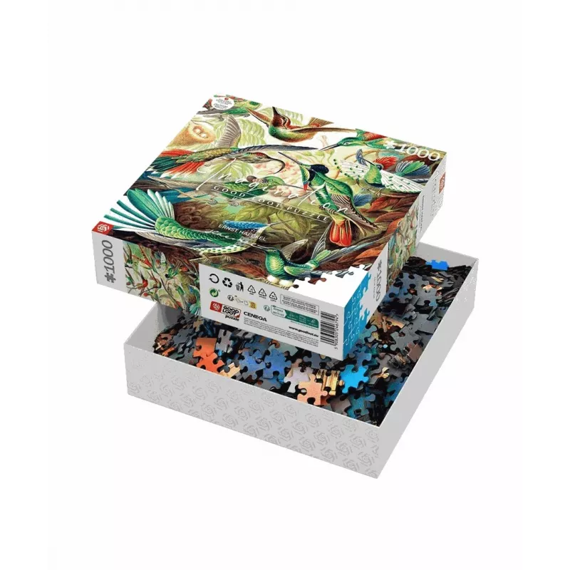 Puzzle Imagination Ernst Haeckel Colibris 1000 peças