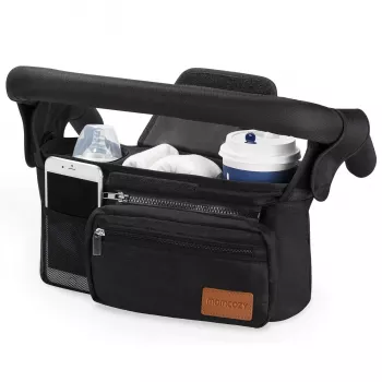 Momcozy MC-BBSTRO001 Organizador para carrinho de bebé, preto