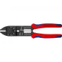 Knipex 97 21 215 alicate de cravar cabos ferramenta de cravar preto, azul, vermelho