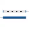 Hub USB-C Hyper HyperDrive Flex 4 portas, branco/azul | HD5201BUGL