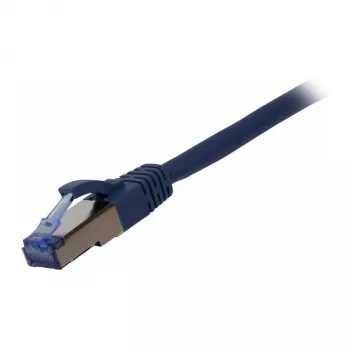 Cabo patch RJ45 Synergy 21 CAT6A 500 MHz 3 m azul S-STP S/FTP componentes testados AWG26 - Cabo - Rede