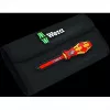 Conjunto de chaves de fendas Wera 05006600001 Kraftform Kompakt VDE 7 Universal 1 Tool Finder, 7 peças, suporte de lâminas intercambiáveis 817 VDE Kraftform + 6 lâminas intercambiáveis VDE, IEC 60900, com bolsa de cinto
