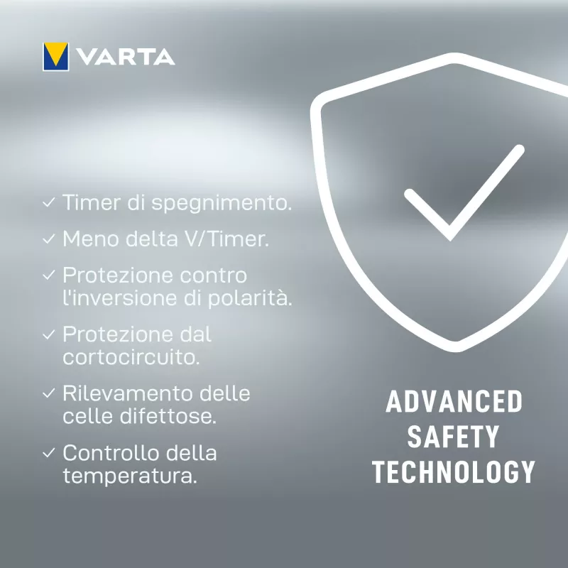 Carregador de bateria Varta 57687 pilha doméstica AC