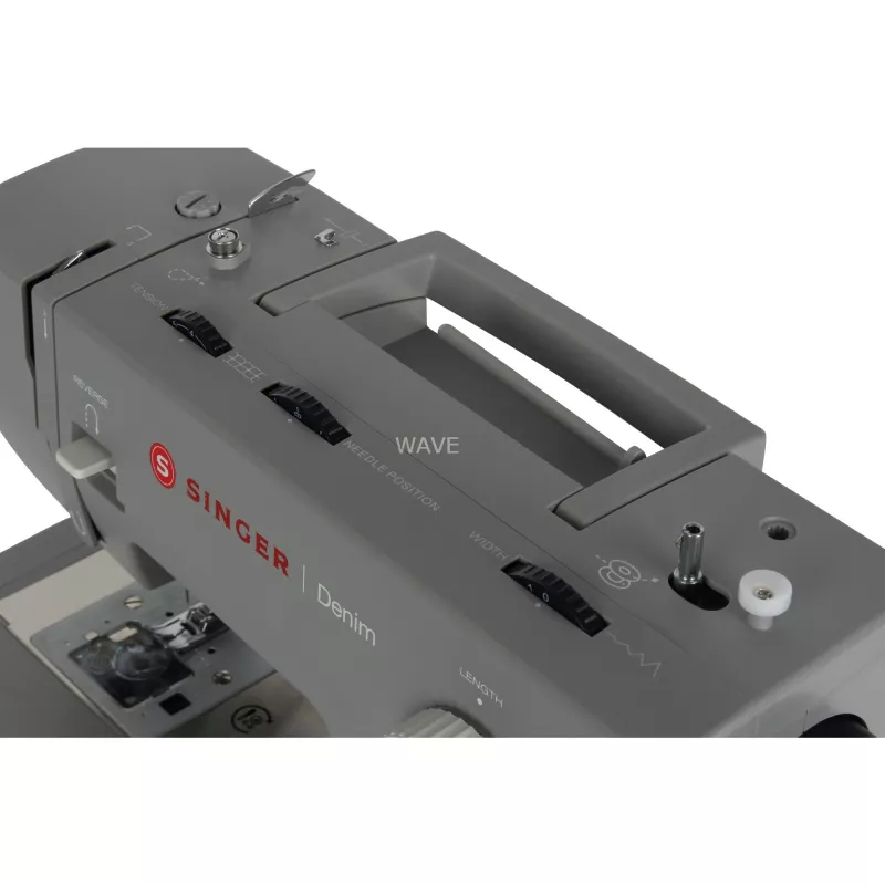 Máquina de costura automática SINGER Heavy Duty 6335M elétrica cinzento