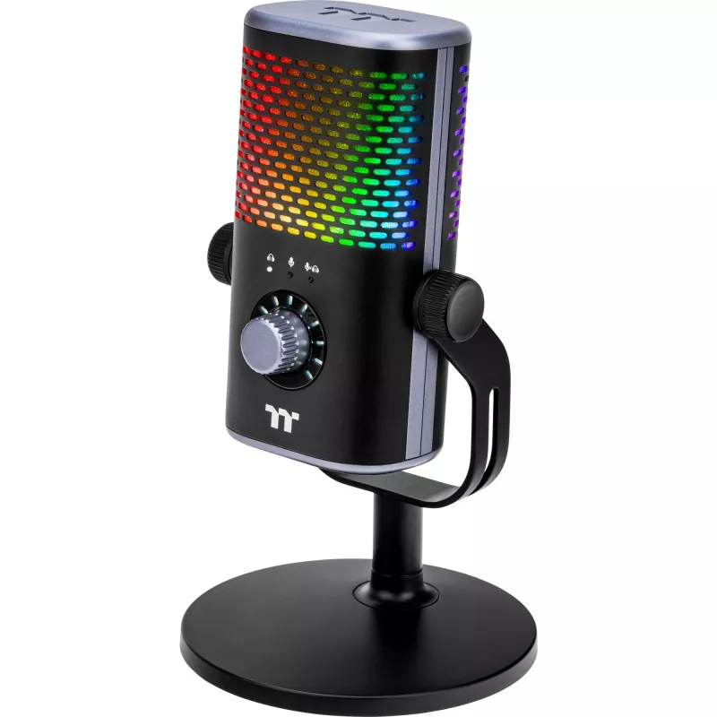 Microfone Thermaltake TT GS50 RGB USB - microfone - 96 KHz (GSG-GSF-MCMTBK-01)