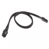 Cabo SilverStone CPS02 - SATA / SAS - com sidebands - SAS 12Gbit/s - 4-Lane - 4 x Mini SAS (SFF-8087) (W) para 4 x Mini SAS (SFF-8087) (W) - 50cm - S