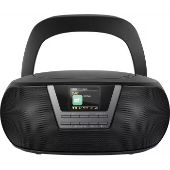 Sistema de música SENCOR SPT6200DB com CD/MP3, USB, Bluetooth 5.3 e sintonizador DAB+, 3W RMS, ecrã TFT de 1,77