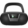 Sencor SPT 6200DB boombox com leitor CD/MP3 e rádio, DAB+/FM, Bluetooth, USB, AUX, 3 W, preto