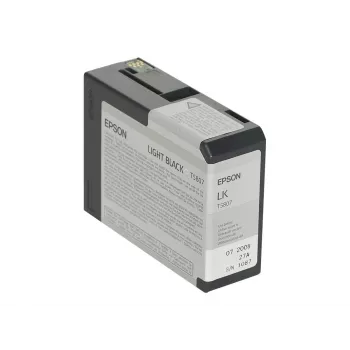 Epson Embalagem individual Light Black T580700, Preto claro, Tinta pigmentada, 80 ml, 1 unid.