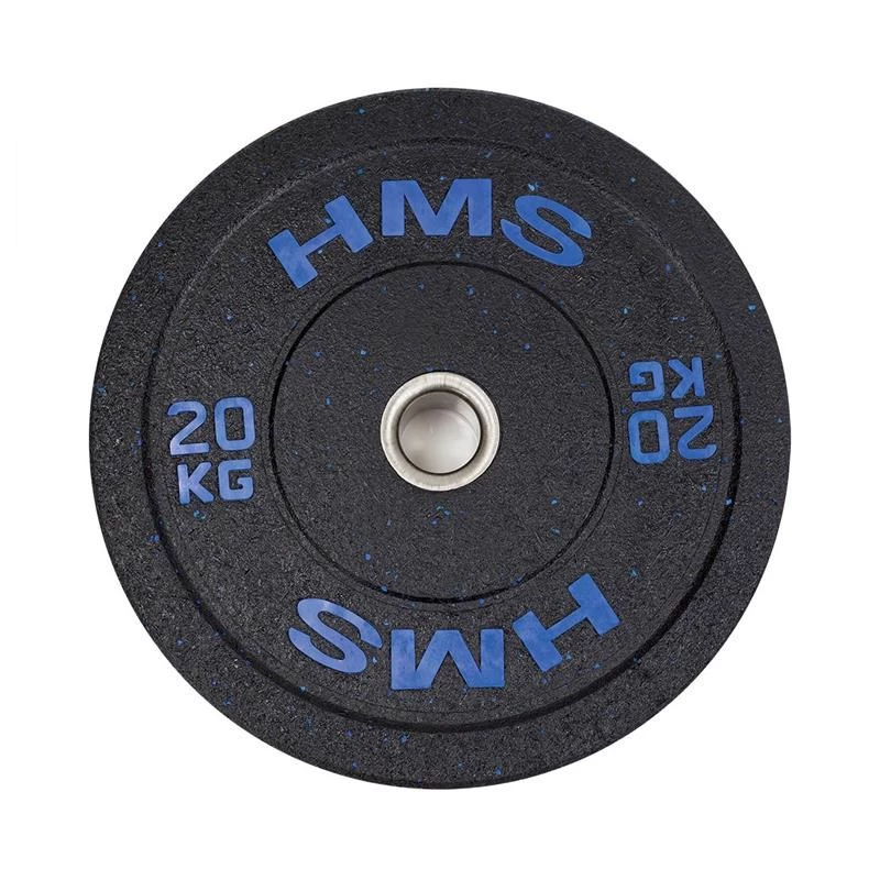 Disco de peso olímpico com revestimento de borracha HMS Fitness HTBR20 1 unid.