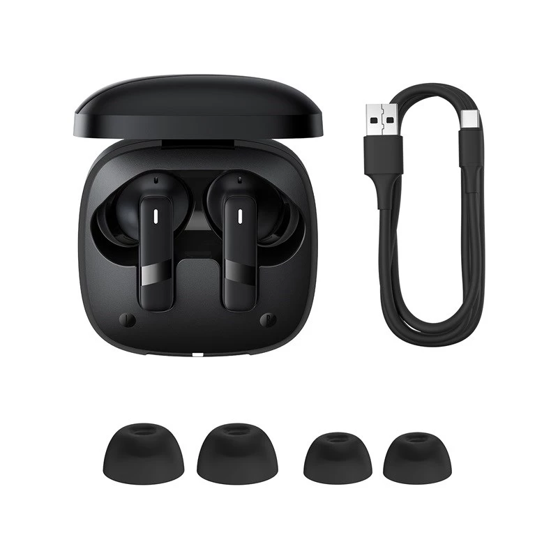 Headset Baseus Bowie E20 sem fios in-ear chamadas/música Bluetooth preto