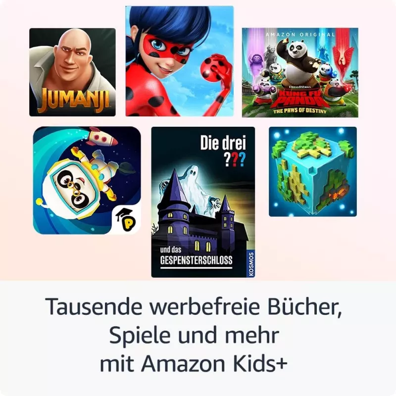 Amazon | Fire HD 8 Kids Pro (2024) | rosa | 1280 x 800 píxeis | 32 GB | Wi-Fi | 802.11ac | Versão Bluetooth 5.2