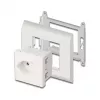 Tomada com terra DELOCK Easy 45 T13 Suíça 45×45 mm, 250 V / 10 A, branco