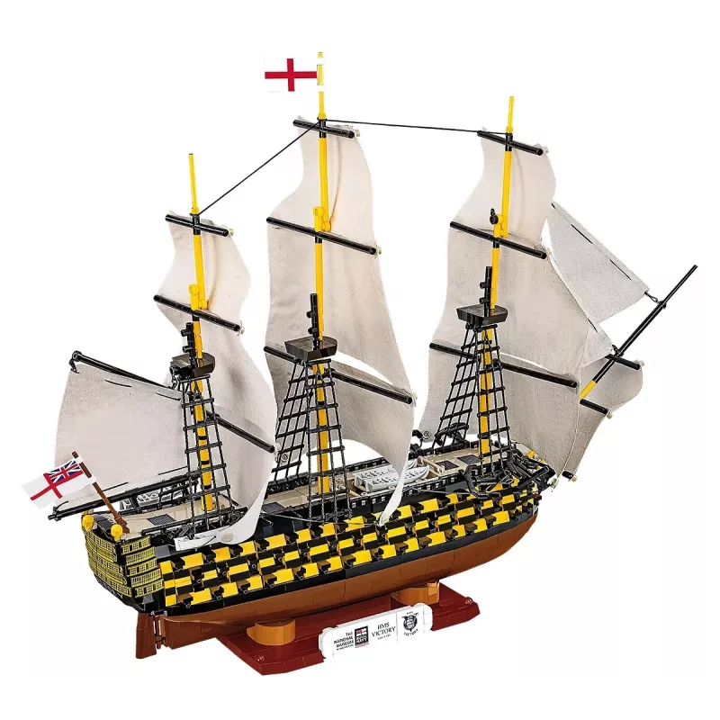 Conjunto de construção Cobi HMS Victory — 2.517 peças, modelo detalhado de navio à vela histórico