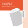 Suporte de parede Vogels | Suporte de parede para coluna para Sonos Era 100 | Inclinável, rotativo | Capacidade máxima 7 kg | Branco