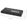 Qoltec 51799 Splitter HDMI ativo 4 x HDMI 4K x 2K | 6 Gb/s | 60 Hz