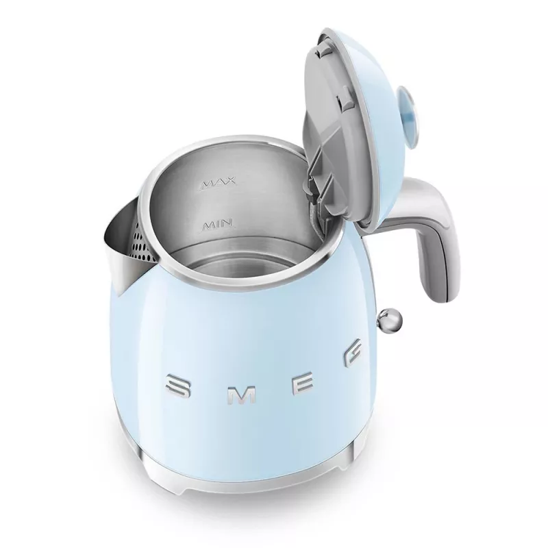 SMEG Chaleira elétrica Mini 0,8 l Azul-pastel KLF05PBEU