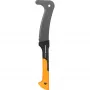 Faca Fiskars 1003609 de lâmina fixa preta, cinzenta, laranja