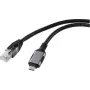 Renkforce Cabo adaptador USB, rede [1x ficha USB-C® - 1x ficha RJ45] 5,00 m fichas de alumínio (RF-6055782)