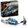 LEGO Star Wars Captain Rex Y-Wing Microfighter Peça de colecionador – Brinquedo de nave espacial das Guerras Clônicas com uma minifigura de personagem para meninos a partir dos 6 anos