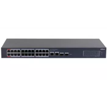 Dahua Technology CS4228-24GT-375 Managed L2 Gigabit Ethernet (10/100/1000) Power over Ethernet (PoE) preto