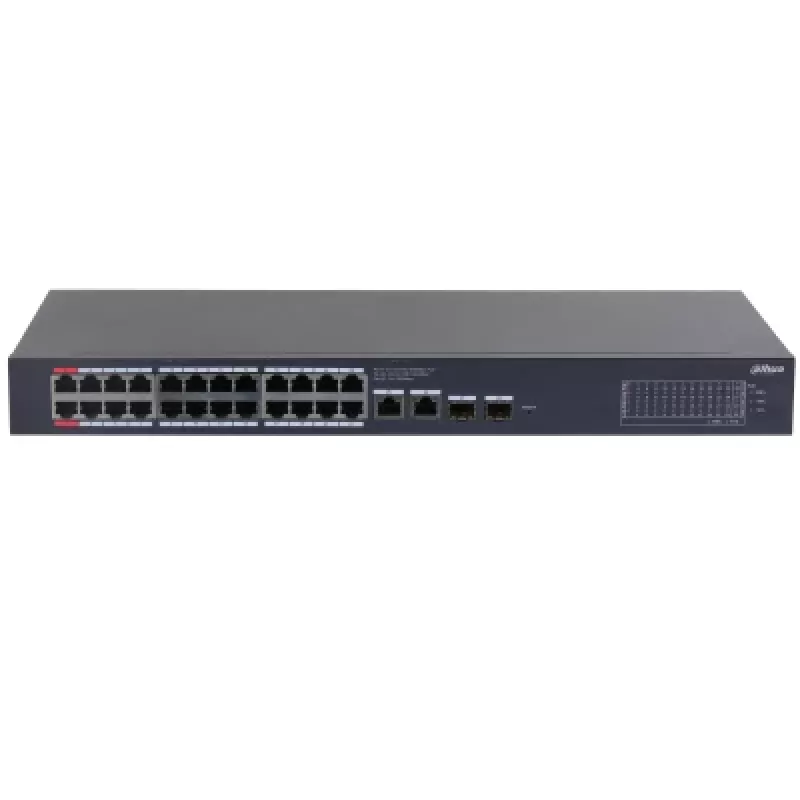Dahua Technology CS4228-24GT-375 Managed L2 Gigabit Ethernet (10/100/1000) Power over Ethernet (PoE) preto