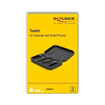 DeLOCK 64066 Conjunto de ferramentas para computador e smartphone, 23 unid.