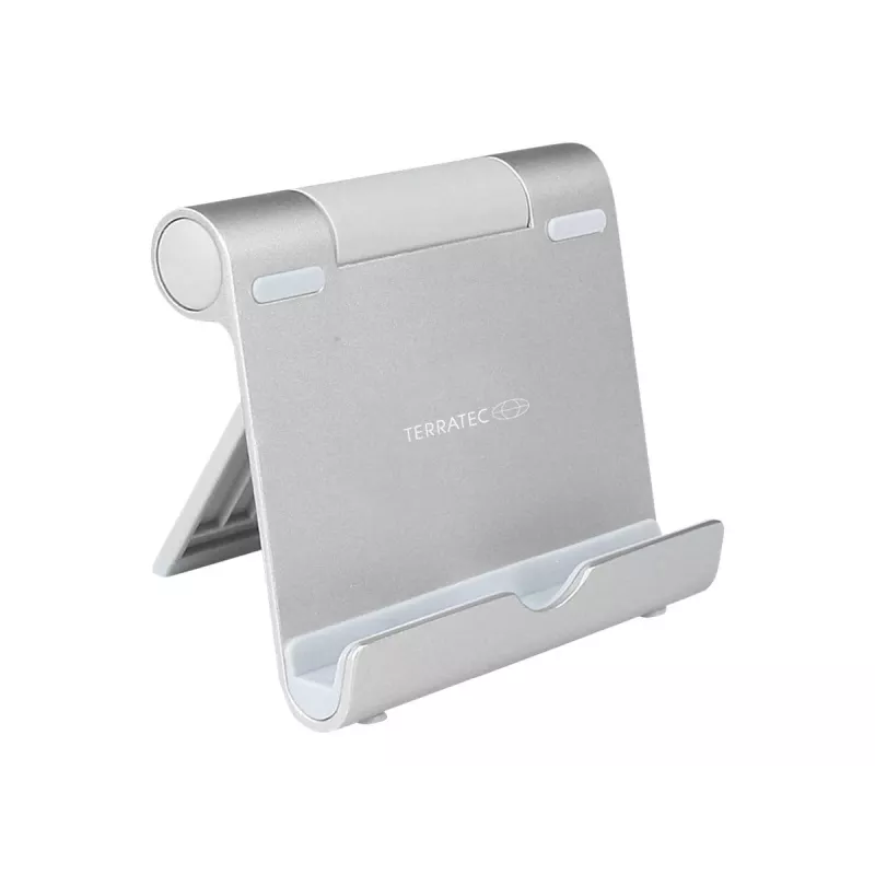 TERRATEC iTab S - Suporte para telemóvel / tablet - alumínio - prateado - suporte de mesa (219727)