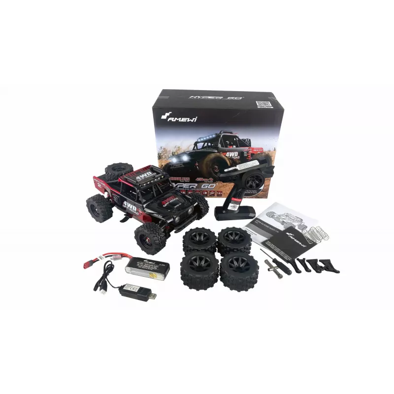 Amewi Hyper Go modelo RC radiocomandado Truggy motor elétrico 1:14 (22658)