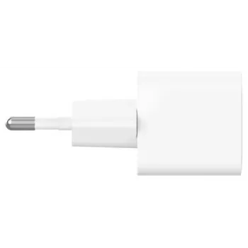 Carregador Belkin BoostCharge 25W USB-C PD (AC interior) branco — para consolas de jogos portáteis, smartphones, tablets
