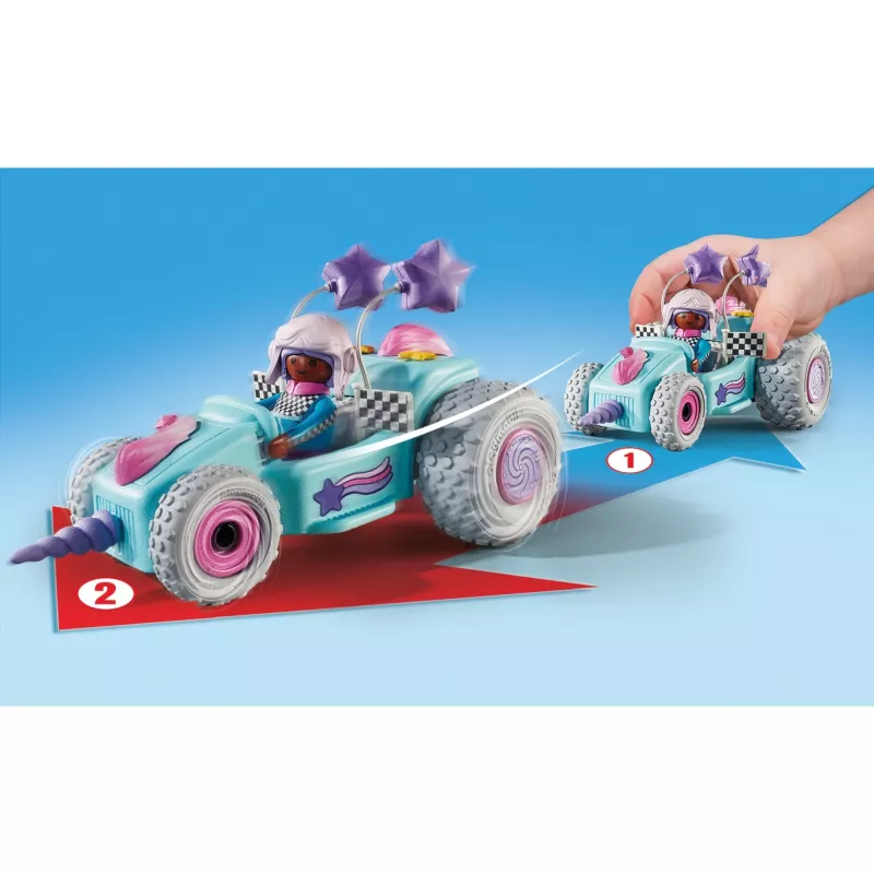 Conjunto de figuras Funstars 71635 Racing Unicorn