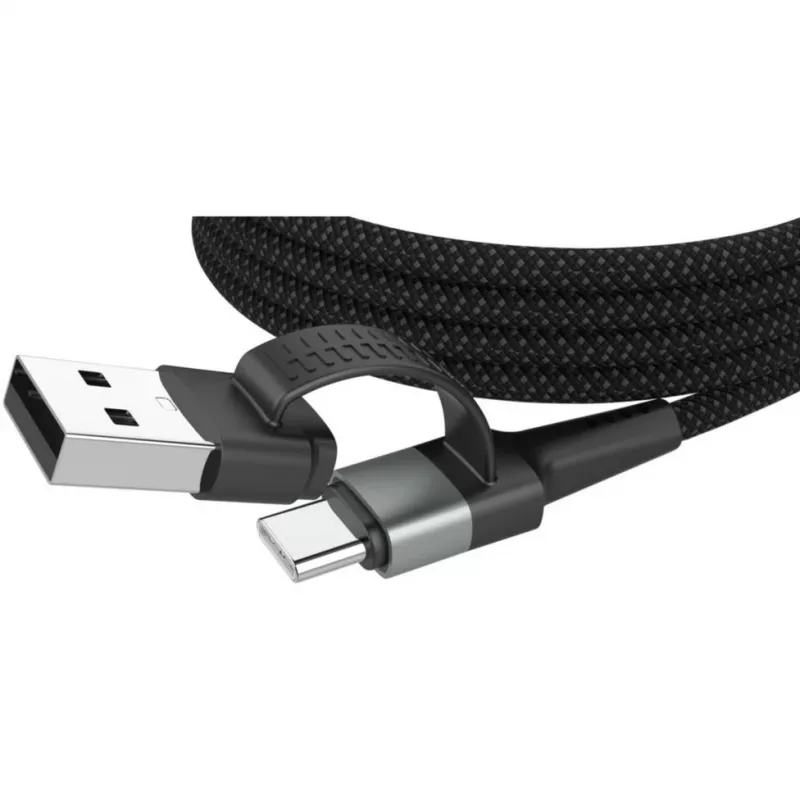 Ansmann cabo magnético USB-A ou USB-C para Lightning - cabo - digital/dados