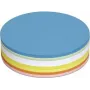 Cartões de moderação Maul 6395099 círculo Ø 18,5 cm branco, amarelo, laranja, vermelho, verde, azul, 250 unid. (6395099)