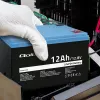 Bateria Qoltec LiFePO4 Fosfato de ferro-lítio 12,8 V 12 Ah 153,6 Wh com BMS