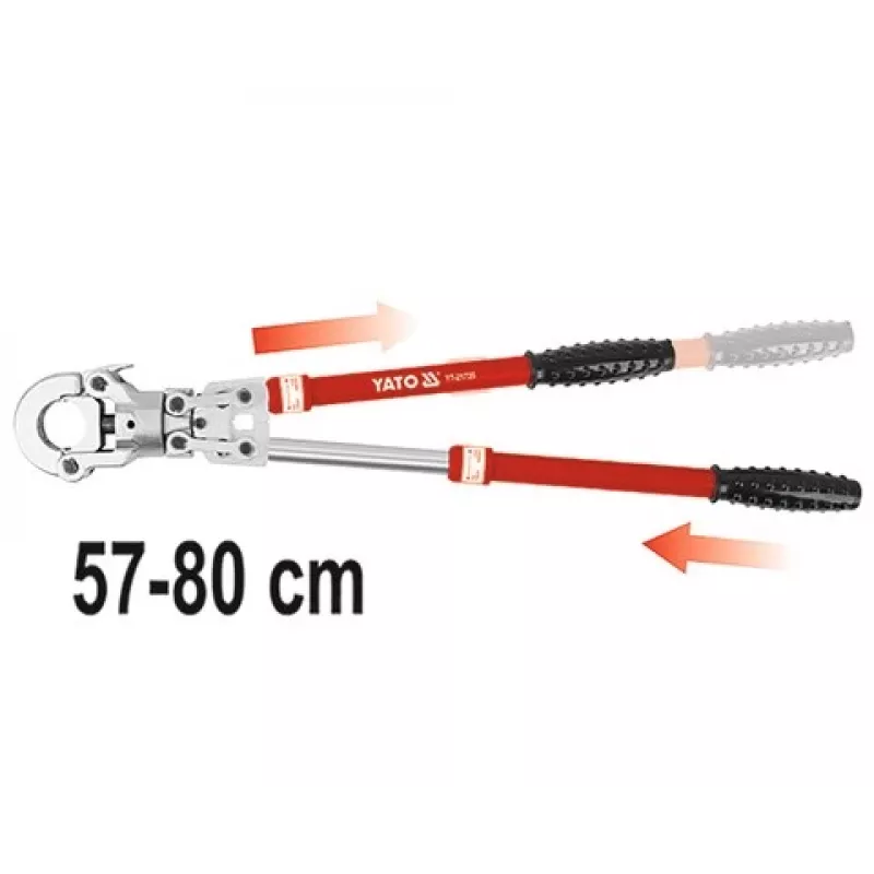 Yato PEX-AL-PEX alicate de cravar manual com conjunto de 8 mandíbulas