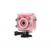 Câmara de ação desportiva digital para crianças Extralink H18 rosa – IP68, 1080p, ecrã de 2 polegadas