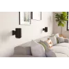 Suporte de parede Vogels | Suporte de parede para coluna para Sonos Era 100 | Inclinável, rotativo | Capacidade máxima 7 kg | Preto
