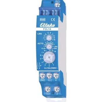 Eltako Electronics Atuador de barramento relé de ventilação de 2 níveis F2L14 (30014067)