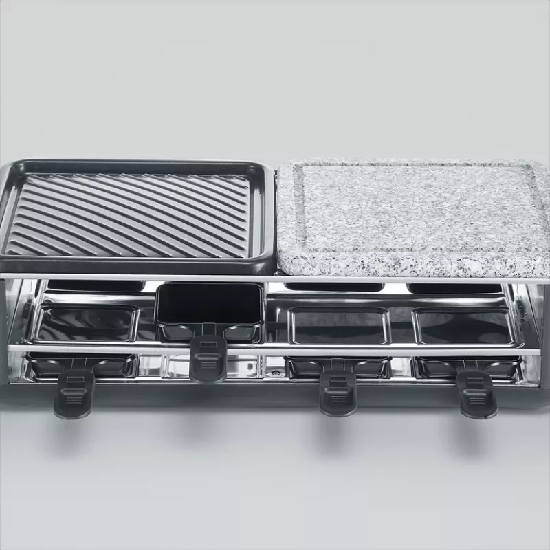 Grelhador de raclette Severin RG 2366 8 pessoas 1300 W preto