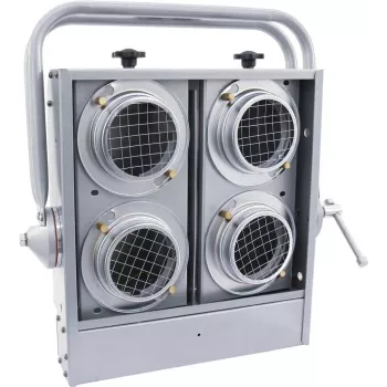 Stage PAR-36 Can Light EUROLITE Audience Blinder 4xPAR-36 prateado (Modelo 42103420)