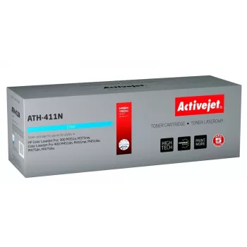 Toner Activejet ATH-411N (substituto do HP 305A CE411A; Supreme; 2600 páginas; ciano)