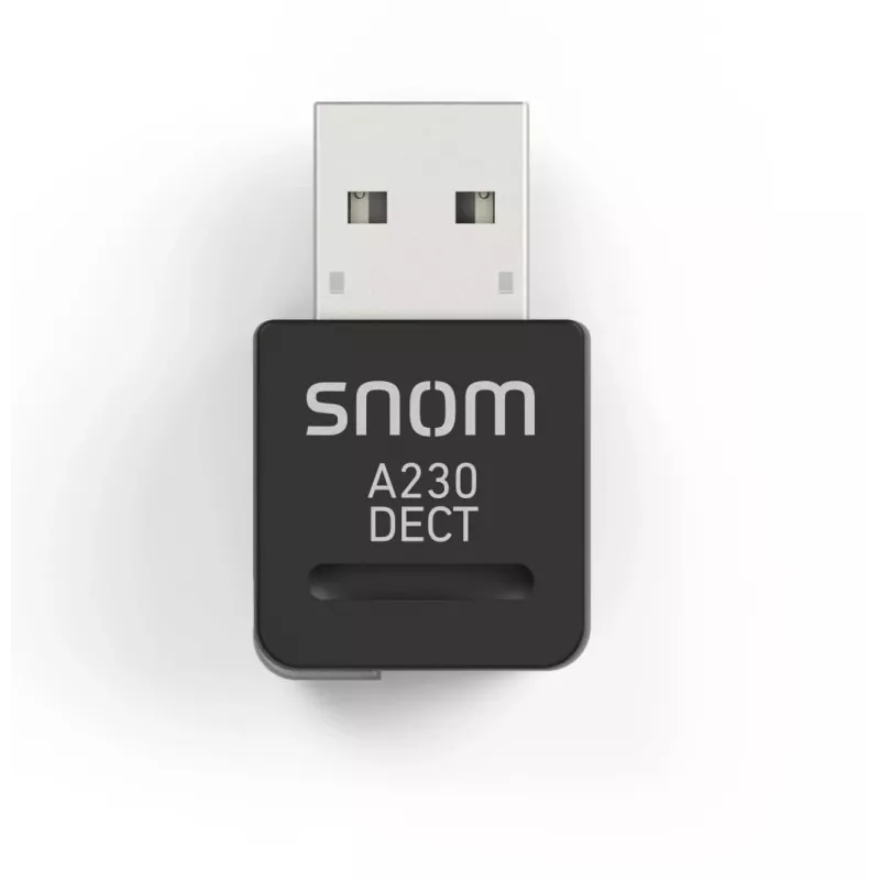 snom A230 DECT unidade flash USB - adaptador de rede - USB2.0 - DECT (4386)