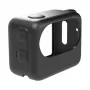 Capa de silicone para estojo de carregamento da Insta360 GO 3 da Puluz (preta) - capa de proteção para estojo de carregamento
