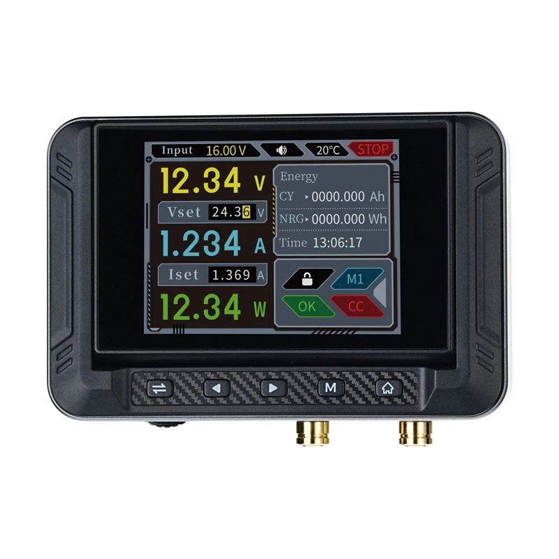 Fonte de alimentação DC programável Fnirsi DPS150 DC Mini, modelo DPS150, saída DC ajustável com visor digital