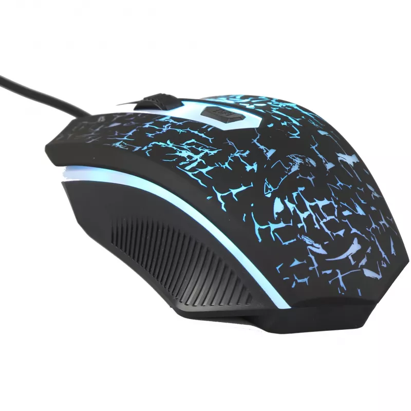 Conjunto gaming Ultron HAWK teclado rato QWERTZ alemão preto vermelho branco