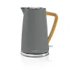 Chaleira elétrica Nedis KAWK510EGY 1,7 l 2200 W cinzento
