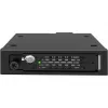 ICY DOCK - ToughArmor EX - MB491V5K-B - Caixa para unidade U.2/U.3 NVMe SSD 2,5 PCIe 5.0 para baía externa de 3,5 com fecho e parafusos de orelhas